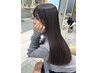 【向井限定】地毛風柔らかストレート(ブリーチ履歴無し)+3stepTR