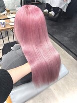 ワンズクロエ 原宿店(ONE's Chloe)&nbsp;イメチェンピンクベージュアンブレラカラー前髪