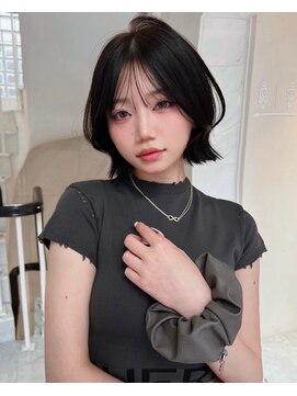 サイン 韓国ボブ 渋谷(SIGN) 韓国ボブレイヤーボブ渋谷タッセルボブお洒落なレイヤーカット