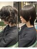【KISUKE指名限定】カット+曲がる縮毛矯正(ブリーチ毛対応)+髪質改善TR