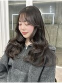 レイヤーカット顔まわり前髪セミロング20代30代40代
