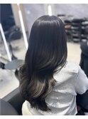 透けるナチュラルブラック10代20代30代