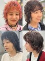 エマン(AIMANT)&nbsp;ウルフ×パーマ｜酸性パーマでブリーチ毛でも◎