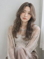 きいろのゾウ グレージュカラー/ニュアンスウェーブ/フェミニンロング