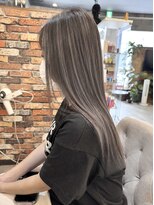 ルーナヘアー(LUNA hair)&nbsp;コントラストハイライト/10代20代/グレージュ髪質改善/30代40代