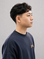 スター 稲沢店(STAR)&nbsp;メンズパーマ刈り上げ清潔感ビジネスショート30代
