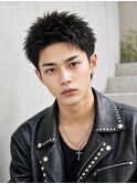 広島メンズ/アップバングショート/スパイキーショート