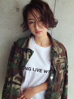 エヴァー(ever)&nbsp;外ハネ束感質感ウェットボブ【ever原宿/表参道】