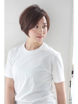 モッズ ヘア みなとみらい店(mod's hair) 【URIELLE 2014-15A/W】　ナチュラルショートボブ