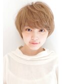 大人可愛い小顔ショートイルミナカラー着物
