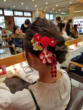 ヘアーアンドメイク サワ 天神店(Sawa) 成人式ヘアセット