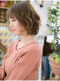 ★オリーブアッシュ抜け感アンニュイ小顔ボブ20代30代40代★7