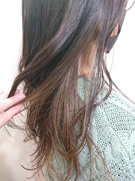 ウィーブリスタ(Weve Rista) インナーグレーベージュ×ロングヘア【カシスブラウン】