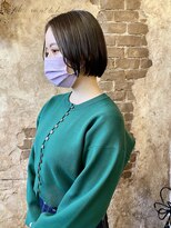 マギーヘア(magiy hair)&nbsp;magiyhair【nico】ナチュラルボブ　アッシュグレージュ