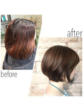 マイヘアイズグッド(My Hair is Good) 大人ハイライトボブ［今泉］［ショート］［ボブ］［白髪染め］