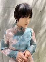 ヴェイン 渋谷(vain)&nbsp;マッシュショート+ミルクティーベージュ