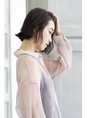 【Totia元町三宮】波巻き大人ボブ×ショコラブラウン