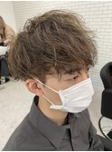 ゆるツイスパ×明るめベージュ