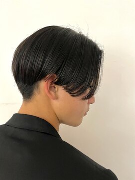 ロッソサンテ(rosso sante) マッシュセンターパート　メンズカット