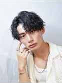 ツイストスパイラルパーマメンズツイストパーママッシュ刈り上げ
