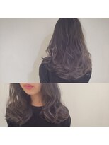 ロロ(LoLo.)&nbsp;アンニュイなシルバーパープルのグラデーションカラー