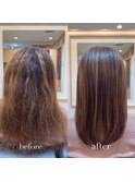 『髪質改善』ストレートエステ（縮毛矯正）（リタッチ可）