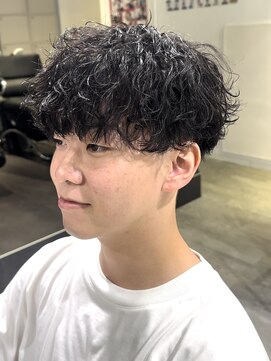 オーシャントーキョーウエスト 心斎橋 (OCEAN TOKYO WEST) 波巻きパーマメンズツイストスパイラルパーマツーブロック