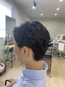 ユニーク 爽やかメンズパーマ