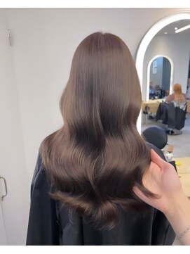 ジーナ 船橋(Zina) 髪質改善＊ロングレイヤーグレーベージュ＊美髪【Zina船橋】