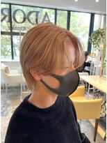 アドール(ADOR) #ニュアンスパーマ#栄韓国メンズヘア#韓国シースルーマッシュ