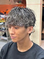 フィフス 渋谷(fifth) メンズマッシュ波巻きスパイラルパーマツイストスパイラルパーマ