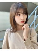 2024人気ヘア♪顔周りレイヤーミディアム♪ 30代40代