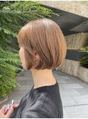 フレッシュサマーの透明感ボブスタイル