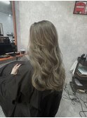 カーキベージュ◇ロングヘアブリーチ