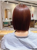 酸性ストレート×ミニボブ