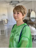 ベリーショート&ダブルカラー