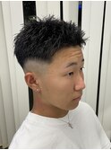 スキンフェードスパイキーショート