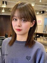 アビー(ABBEY3)&nbsp;ミディアムボブレイヤーボブ大人ボブパツっとボブラインボブ