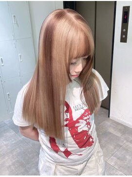 リンドトウキョウ ウメダ(LINDO TOKYO) ブロックカラー／ブリーチ