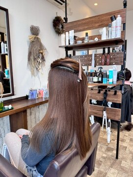 ゴデーレ(GODERE) 髪質改善うるツヤ大人可愛いストレートロングヘア20代30代40代