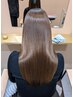 【平日限定/ケアストレート】カット+髪質改善ストレート(縮毛矯正)+2stepTR
