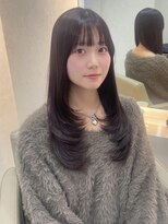 ジーナ 札幌(Zina)&nbsp;髪質改善＊大人気レイヤー/パープル＊美髪 【Zina 札幌】