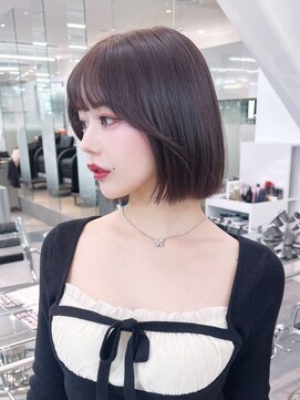 似合わせカットフェザーショートメルティカラー_F0508