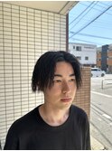 MEN’S HAIR/サーフカール/刈り上げセンターパート/船橋