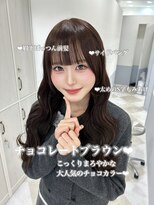 リルミー ミュエナ 大須 矢場町(Lilme myuena) チョコレートブラウン/大人ガーリー/似合わせカット/名古屋