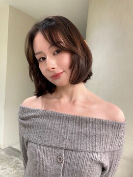 ルノ(RUNO) ショート・ボブレイヤー/レイヤーカット/顔周りレイヤー/20代