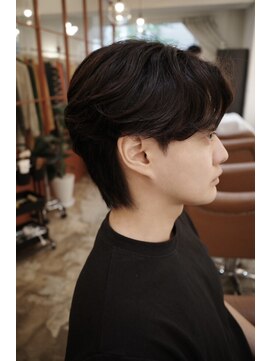 メンズヘアーログ 錦糸町(Men's hair L.O.G) メンズ　韓国風センターパート