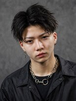 アウル 心斎橋(owl)&nbsp;ソフトツイストスパイラルパーマ×アップバングショート×men's