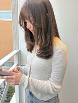 ミント(mint) ☆オリーブベージュ☆オリーブグレージュ☆レイヤーカット☆