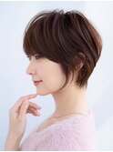 前髪なし大人ショート30代40代50代 【AIN.表参道】川原大地